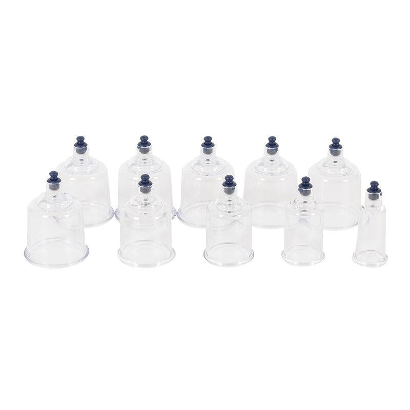 10pcs Acupunture Vacuum Cupping Set ventosa Suction Cans Cups jar Massager vacuum suction therapy cupping set cans for massage