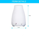 Ultraljudsluftfuktare aromaterapi oljediffusor färg LED lampolje diffusor vattenlös automatisk avstängning