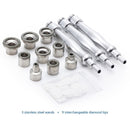 9 Porady + 3 Wands Diament Dermabrazja Akcesoria Porady Diamentowe Wands Filtr Bawełniany Peel Microdermabrazja Narzędzie do pielęgnacji twarzy