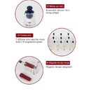 Massager Jars Vacuum Suction Therapy Cupping Set Cans untuk Urut 19 Cups Set