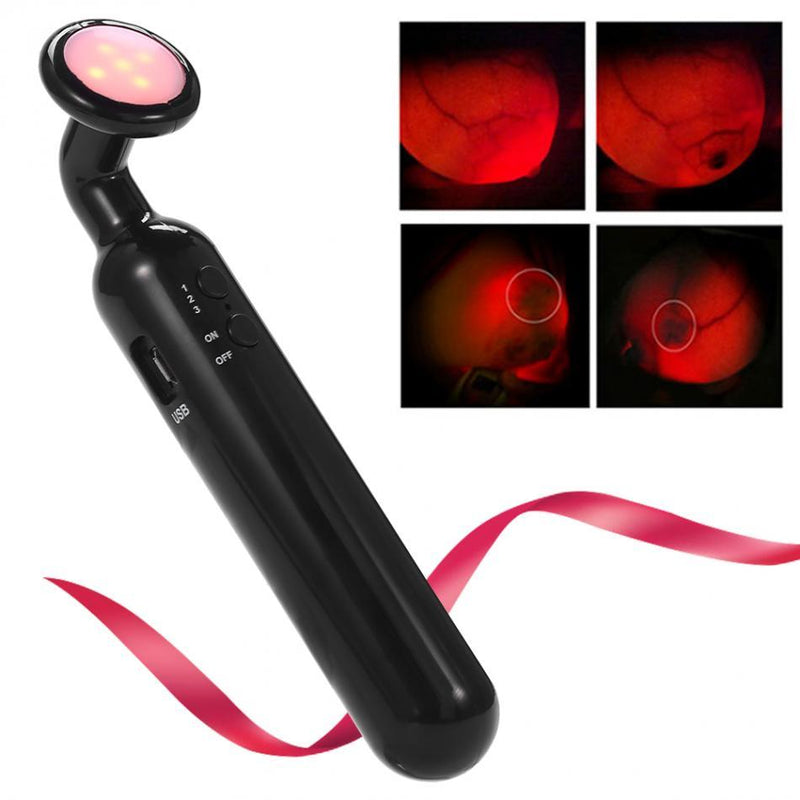 אור אינפרא אדום ורטט גלאי בדיקת סרטן השד צג USB מכונת טיפוח ביתית לחזה נייד סט מכשיר לבדיקת בריאות השד