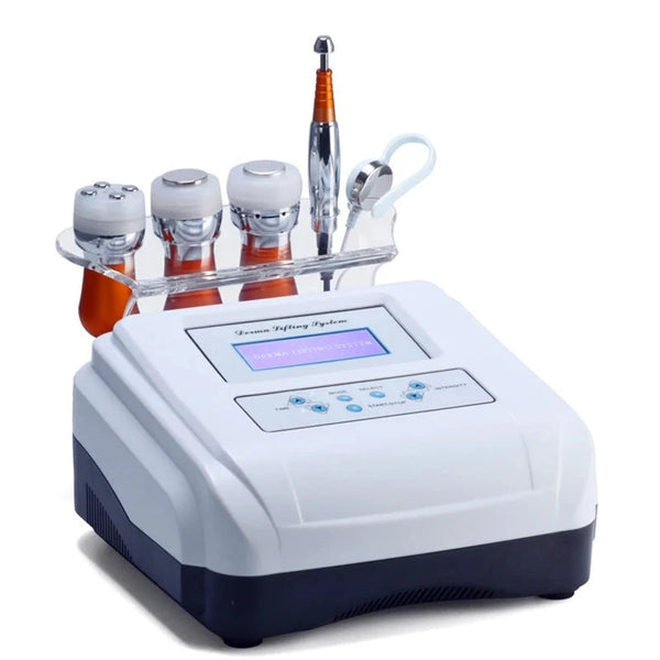 AOKO 5 in 1 EMS Electroporation 노화 방지 RF 미용 기계 LED 미용 장치 페이스 리프트 피부 냉각 눈 피부 관리 도구를 강화