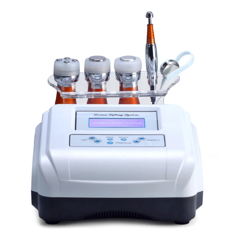 AOKO 5 ב-1 EMS Electroporation אנטי-אייג'ינג מכונת יופי RF מכשיר יופי LED מכשיר הרמת פנים קירור העור הידוק כלי טיפוח העור