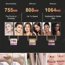 Alma Titanyum 3200W 755nm 808nm 1064nm Buz Epilasyon Kaldırma Cilt Gençleştirme Yüz Germe Cilt Beyazlatma Makinesi