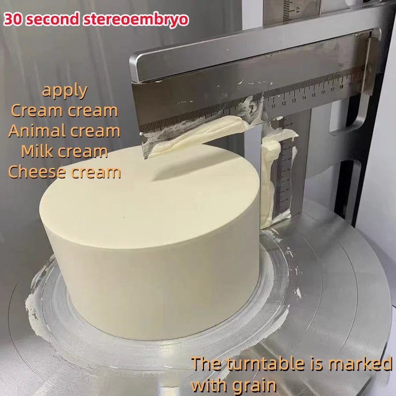 Automatic Cake Cream Spreading Coating Filling Machine Electric Cake Bread Cream Decoration Spreader Smoothing Machine