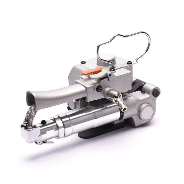 Baler נייד פנאומטי PET רצועת עיטוף מכונת רצועת כלי אריזה 12-19mm PP רצועת פלסטיק