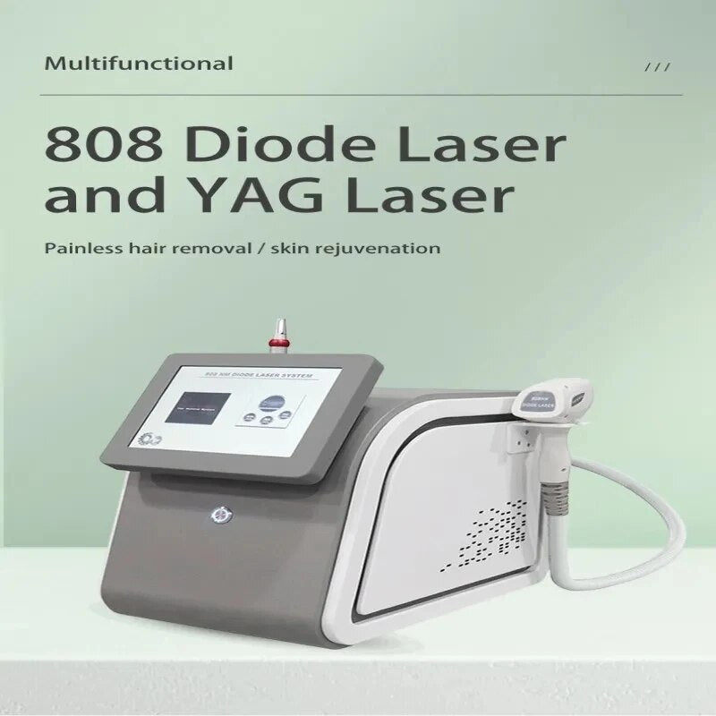 Beauty Tools Picosecond Picosureing 532 nm 1064 nm 1320 nm Tattoo Removal Machine 808 Diode Laser Hair Removal 2 In 1 Device