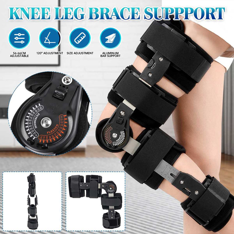 Medische Grade 0-120 Graden Verstelbare Scharnierende Knie Been Brace Ondersteuning Beschermen Knie Enkelbrace Ligament Schade Reparatie