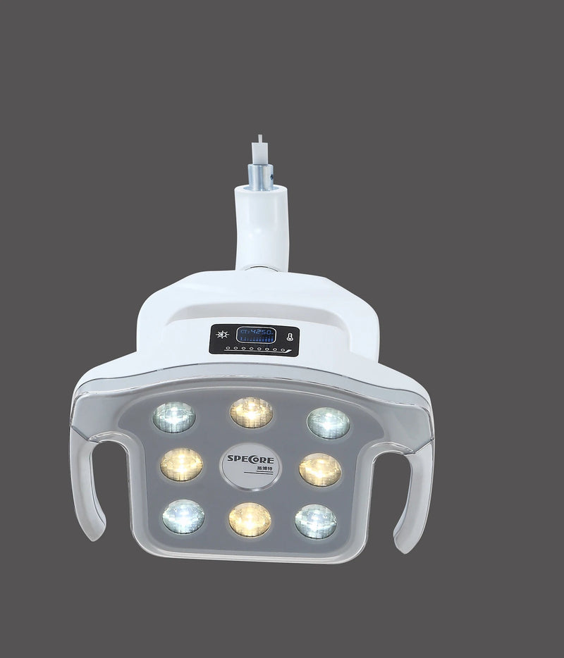 Luz Led clínica, bombilla de 8 Uds., lámpara Oral sensible sin sombras para unidad de silla Dental móvil de techo