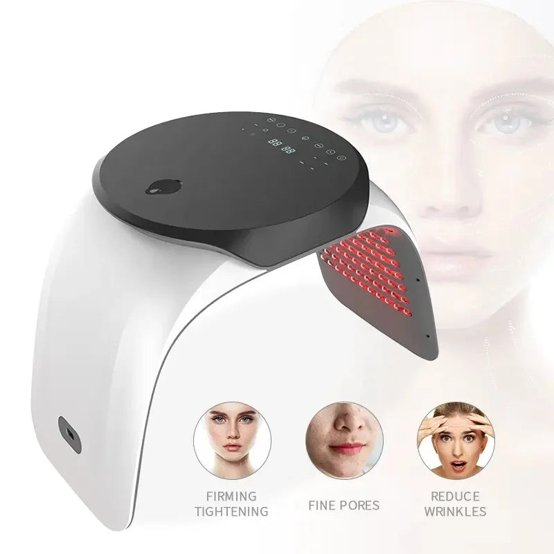 Cold And Hot Nano Water Supplement Spray Spectrometer Colorful Dynamic Red Light PDT Photon Rejuvenation Mask Beauty Instrument