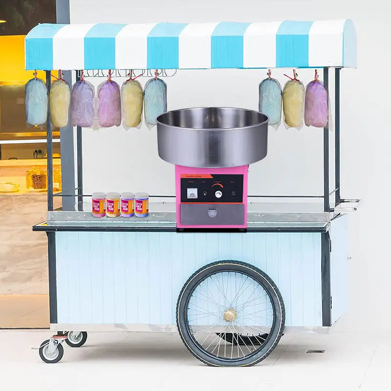 Commercial Cotton Candy Machine Floss Sugar Candy Cotton Machine Automatic Candy Floss Macker