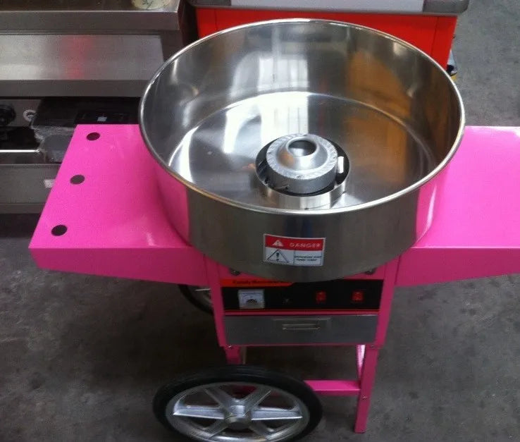 Olde Midway Commercial Quality Pink Cotton Candy Machine - Electric Floss Maker