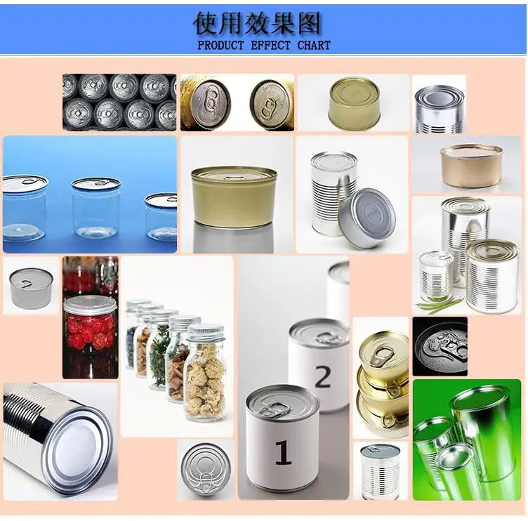 Commercial Electric Desktop Automatic can sealer Cans sealing machine for pet bottles tin cantainer capper tank capping machine
