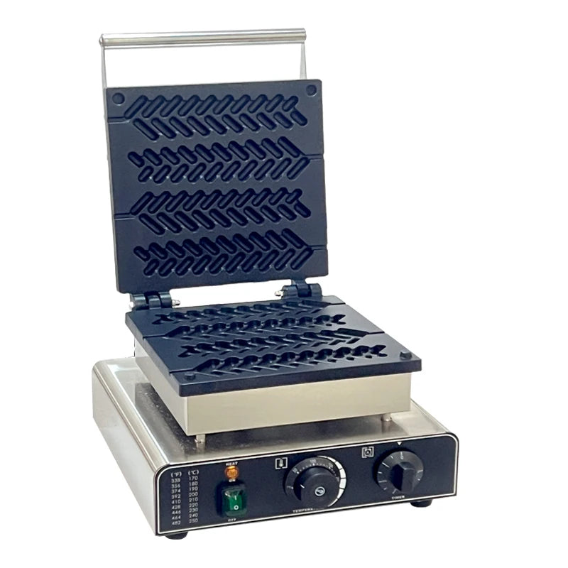 Комерційне використання 4 шт Lolly Вафельні палички Машина для приготування хот-догів Електрична вафельниця для льодяників