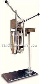 Коммерческая машина для чуррос, ручная машина для изготовления чурро, жареные палочки из теста, 5 л, испанская машина для производства чурро, наполнитель для чуррос, машина для изготовления чуррос