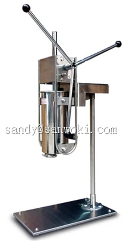 Ticari churros makinesi manuel churro yapımcısı Kızarmış hamur çubukları 5L İspanyol churrera churro yapımcısı dolgu churros yapma makinesi
