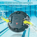 Cleaner Pool Robotiku mingħajr Fili 30W Pool Vacuum 30W Ġbid Qawwija Ddum 90 Mins b'Appoġġ ta' Indikatur LED Self-Parkeġġ