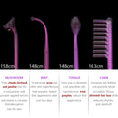 Darsonval 7-in-1-Hochfrequenz-Elektrodenstab mit Neon-Elektrotherapie-Glasrohr, Akne-Flecken-Entferner, Heim-Spa, Schönheitsgerät, Gesichtstherapie-Stab