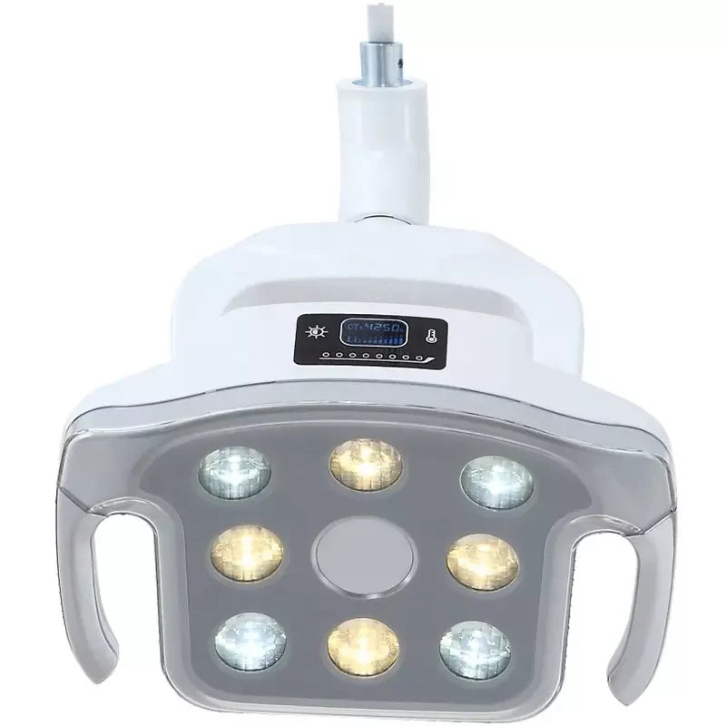 Lampe buccale dentaire 12W 8 LED, lumière de fonctionnement pour dentiste, température de couleur réglable, interrupteur sensoriel, lampe buccale pour unité de fauteuil dentaire