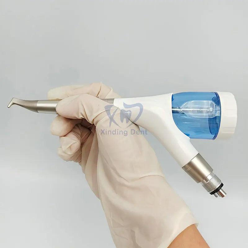Illustrar tal-arja dentali Prophy Jet Coxo Snien illustrar Sandblaster 2/ 4 toqob Air Polisher Handpiece Airflow/Sandblasting Magni