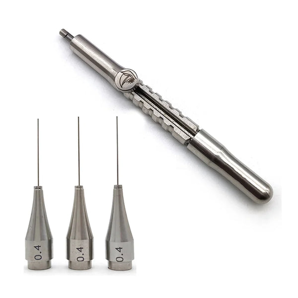 Gigi Patah Saluran Akar Pen Remover Pergigian Endo Pemulihan Kit Instrumen Stomatology Untuk Mengeluarkan Fail Endo yang Patah