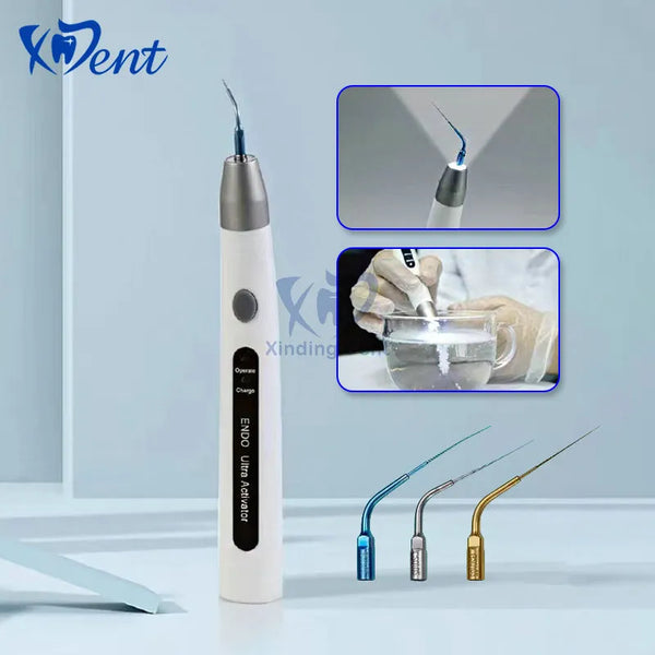 Dental bezprzewodowy aktywator ultradźwiękowy LED bezprzewodowy aktywator Endo Ultra do endodontycznego nawadniania kanałów korzeniowych narzędzia stomatologiczne