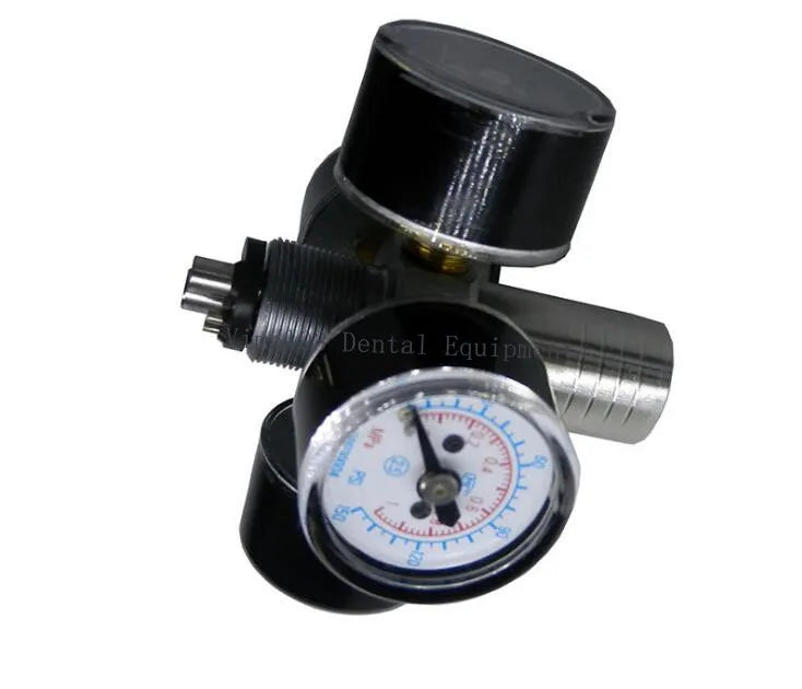 Dentalmätare 4-håls turbinmanometer för höghastighetshandstycke Tryckmätare Testluft Vattentestare