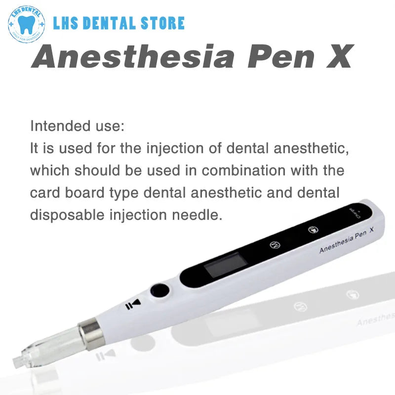 Dental oral anestesiinjektor Bärbar smärtfri trådlös lokalbedövning med funktionsduglig LCD-skärm Tandläkarutrustning