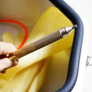 Sabbiatrice per staffa ortodontica con corona interna in porcellana con doppia penna dentale