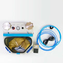 Sabbiatrice per staffa ortodontica con corona interna in porcellana con doppia penna dentale