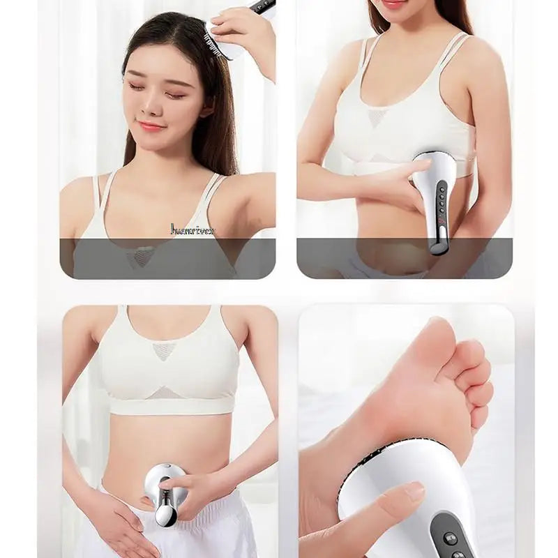 EMS Body Slim Massager Infrared Therapy Gua Sha Scraping Anti Cellulite Fat Burner Beauty Shaping Weight Loss Electro Stimulator