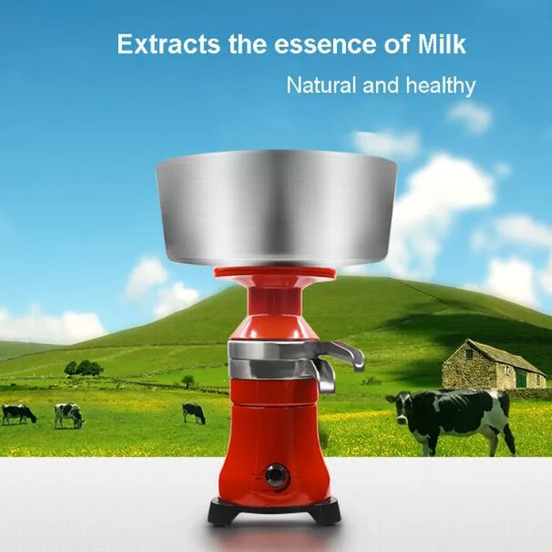 فاصل زبدة كهربائي قشدة الحليب فاصل كهربائي بالطرد المركزي معدني 80 لتر/ساعة