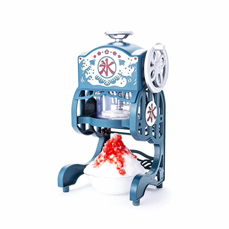 Trituradora de hielo eléctrica japonesa, máquina de afeitar con bloques, picadora de hielo, máquina de batidos