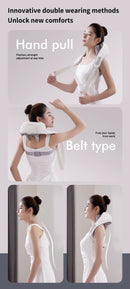 Электрический массажный платок для шеи и плеч, антистрессовый релаксационный зажим для облегчения шейного отдела, беспроводной массажер для шеи для облегчения боли, ухода