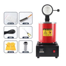 Электрическая плавильная печь, 1600 Вт, 3 кг, графитовый тигель для золота, серебра, меди, алюминия, плавильный инструмент для плавки ювелирных изделий