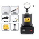 Электрическая плавильная печь, 1600 Вт, 3 кг, графитовый тигель для золота, серебра, меди, алюминия, плавильный инструмент для плавки ювелирных изделий