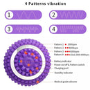 Bola de masaje vibratoria eléctrica para deporte, Fitness, alivio del dolor en el pie, alivia las instalaciones Plantar, gimnasio, entrenamiento en casa, pelota masajeadora de Yoga
