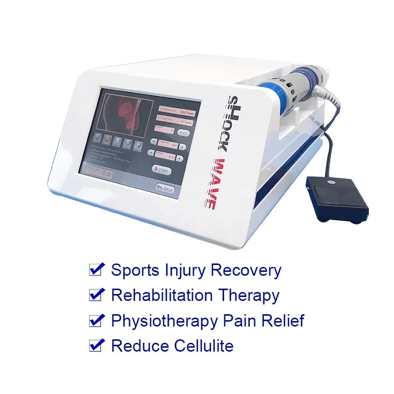 Electromagnetic Focused Shock Wave Therapy Machine With ED Treatment Pain Relief Extracorporeal Physiotherapy Shockwave Massager