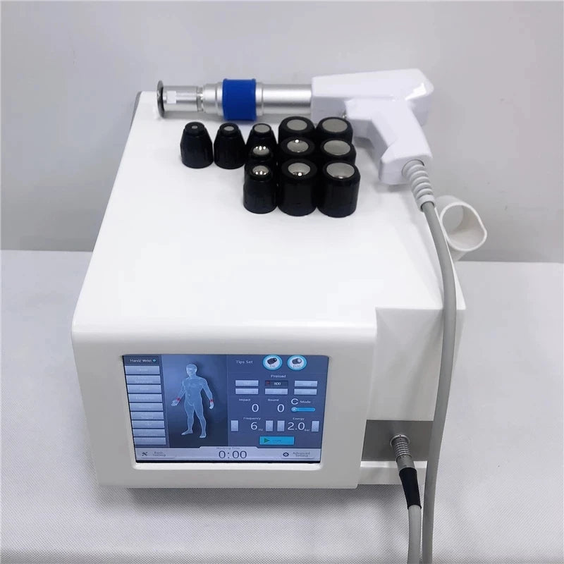 Machine portative d'ed d'équipement de thérapie de physiothérapie d'onde de choc extracorporelle