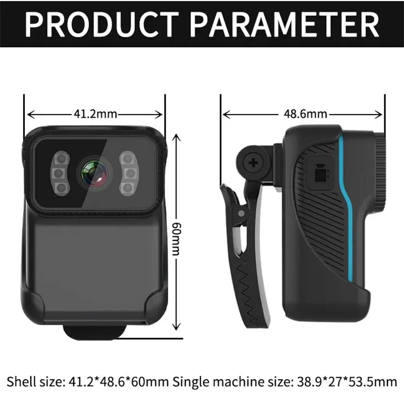FHD 1080P Mini caméra d'action Portable WiFi DV caméscope enregistreur de boucle étanche Vision nocturne caméra MP4 vidéo poche corps caméscope