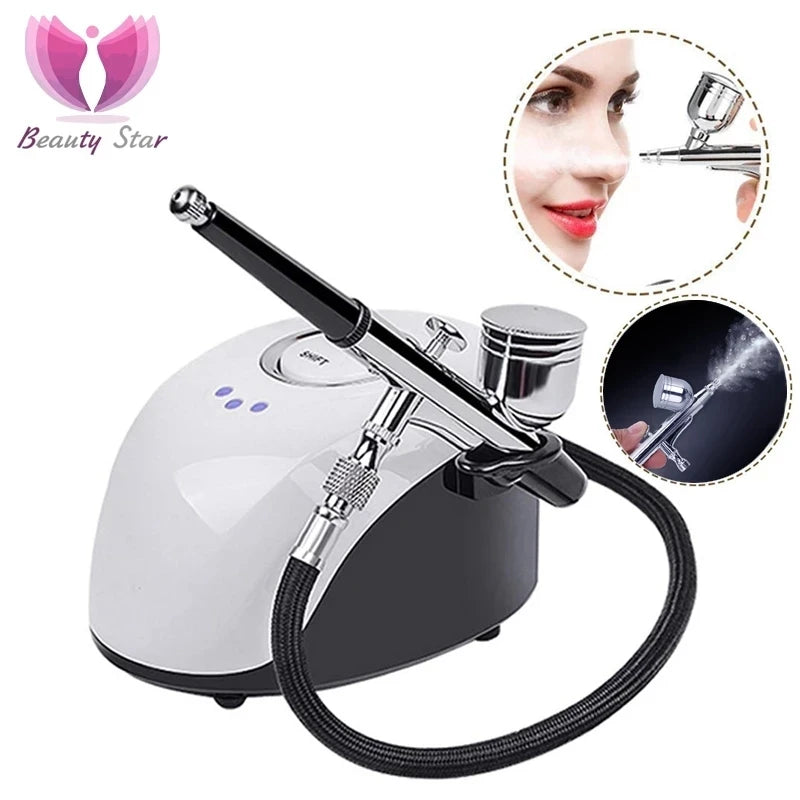 Facial Oxygen Therapy Machine Water Injection Skin Cleaning Wrinkle Remove Rejuvenation Moisturizing Sprayer