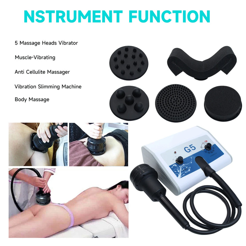 G5 Vibrating Slimming Machine High Frequency Body Shaping Cellulite Reduce Massage G5 Vibrating Slimming Machine High Frequency Body Shaping Cellulite Reduce Massage