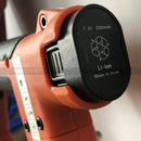 Gsr40a nailer de gás rápido sem fio ajustável, nailer de ar para carpintaria, porta de concreto e janela, calha decorativa fixa n