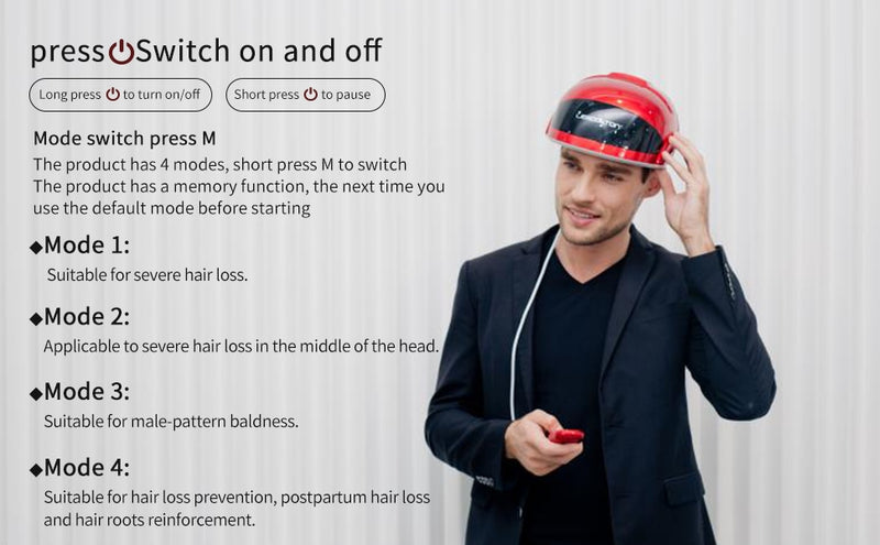 How to use laser Hair Growth Helmet