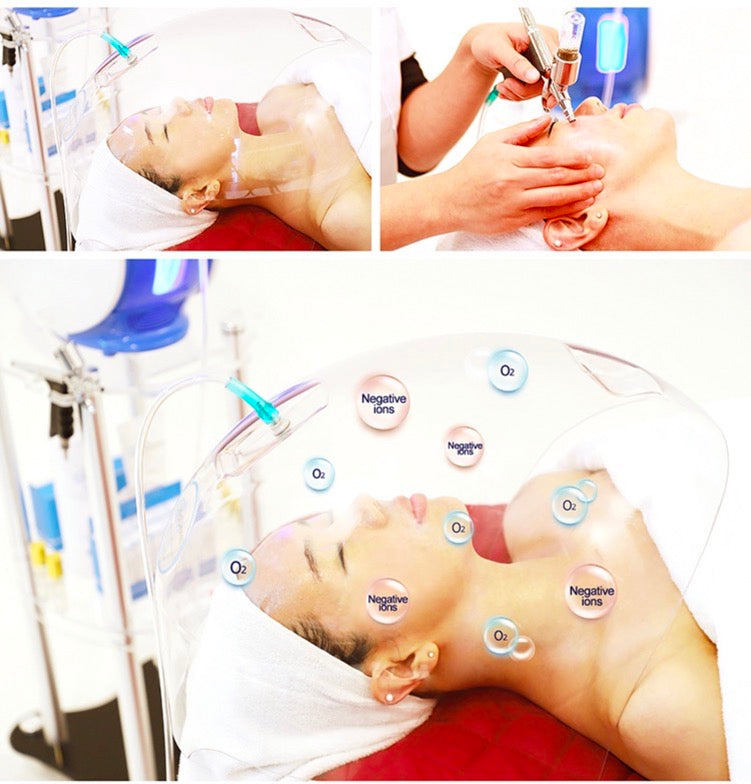 Forehead O2 Korea O2ToDerm Oxygen Dome O2 To Derm Oxygen Facial System