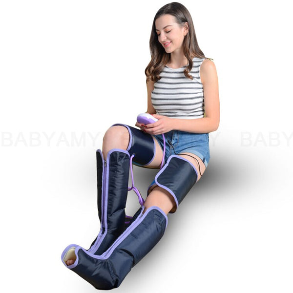 Perna de circulação envolve cuidados de saúde. A perna da compressão do ar envolve a circulação da terapia do bezerro dos tornozelos de Massager do massage