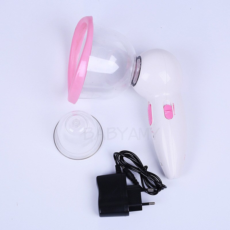2pcs Cup Breast Enhancer Breast Enlargement Enlarger Enhancement Pump Home Use Machine 110V 220V
