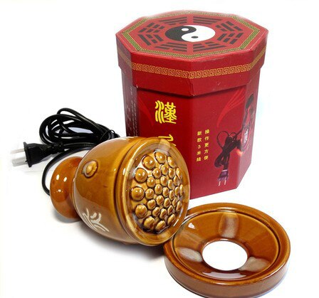 Chinese Electric heating moxibustion massager Hot compress beauty spa guasha moxa steam massage Health physiotherapy tool 220V