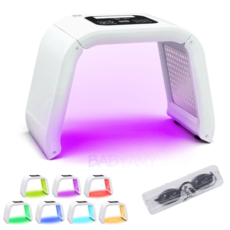 Korea Pro 7 Farben LED Photon Maske Lichttherapie PDT Lampe Schönheit Maschine für Haut Straffen Akne Entferner Falten Haut verjüngung