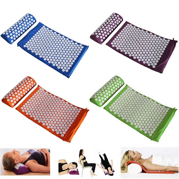 Health Care Pain Relief Acupuncture Massager Cushion for Shakti Acupressure Yoga Body Massage Mat